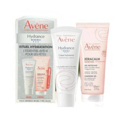 AVENE pack hydrance UV riche + xeracalm gel 100ml gratuit – Image 2