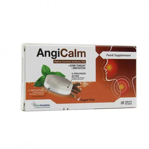 Angicalm reglisse sans sucre comp 16