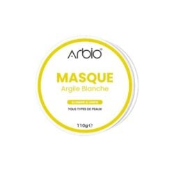 Arbio masque argile blanche 110g