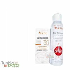 Avene fluide solaire teinté + gel cleanance 100ml offert