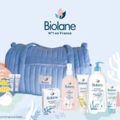 BIOLANE SAC maman matelassé bleu