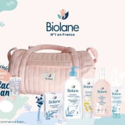 BIOLANE SAC maman matelassé rose