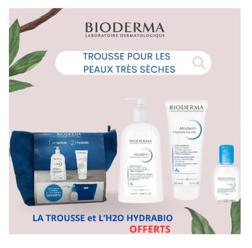 Bioderma atoderm trousse rituel peau seche tres seches