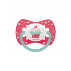 CANPOL babies sucette symetrique silicone 0-6m cupcake rose