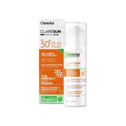 CLARENIA claresun gel creme toucher sec