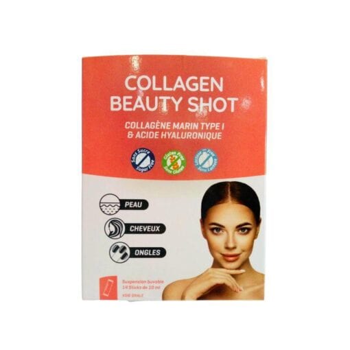 COLLAGEN BEAUTY SHOT peau/cheveux/ongles sachet 10ml b/14