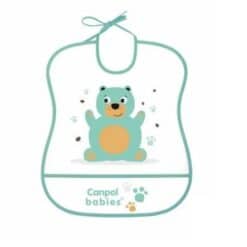 Canpol babies bavoir Impermeable bleu avec Poche