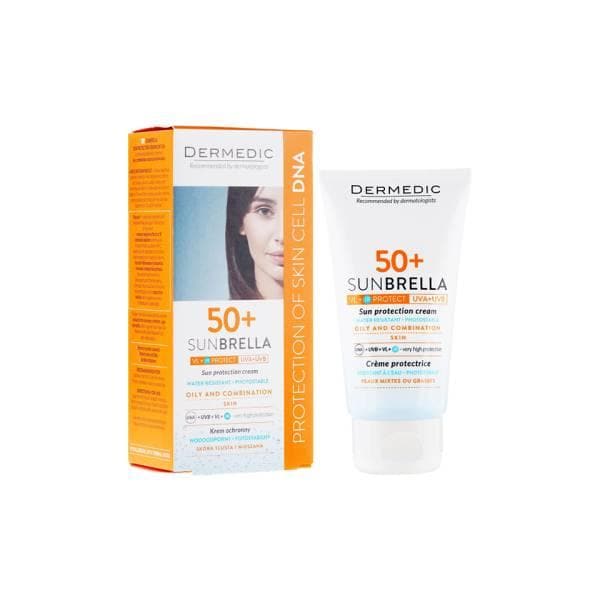DERMEDIC pack SUNBRELLA fluide ultra légère SPF 50+ Peaux grasses et tout types de peaux 40 ml*2 – Image 2