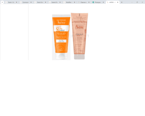 Avene Duo crème solaire spf50 + Xeracalm gel nettoyant 100ml – Image 2