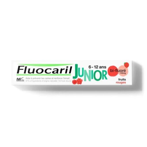 FLUOCARIL dentifrice Junior fruits rouge 6-12 ans