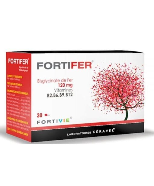 FORTIFER bisglycinate fer 120 mg gélules b 30