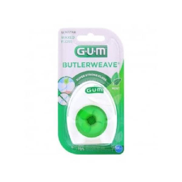 gum 1855 fil dentaire ciré menthe