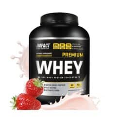 IMPACT Proteine Premium Whey Strawberry Cream Pot de 1.8kg