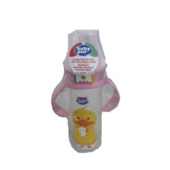 baby pur biberon standard couvercle torsadé rose 250ml