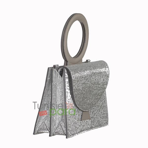 JOWA Sac Ménis argent pailleté