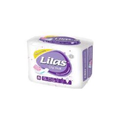 Lilas Serviettes Clip Nuit Micro-Aérée - Pack de 8