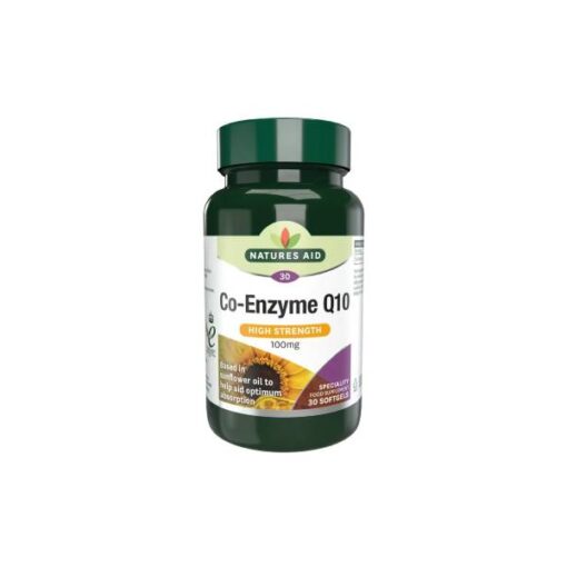 NATURES AID CO ENZYME Q10, 100mg, 30 GELULES