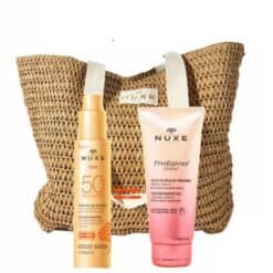 NUXE SUN SAC Spray Solaire SPF 50 + Prodigieux Floral Gelee de Douche 200ML