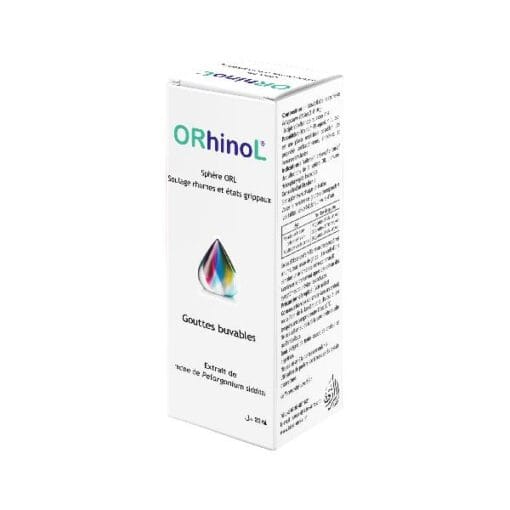 ORhinoL Gouttes 20 ml - Traitement des infections ORL