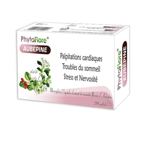 PHYTOFLORE aubepine stress nervosite 30 gelules