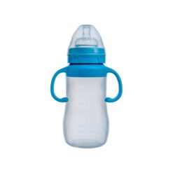 POCO biberon silicone bleu 180 ml