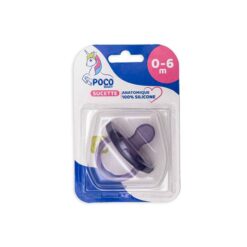 POCO sucette silicone 1er age mauve