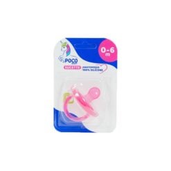 POCO sucette silicone 1er age rose