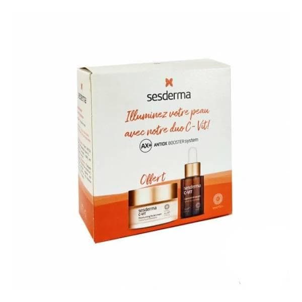 Sesderma Pack C-Vit : Sérum et Crème Hydratante Anti-Âge