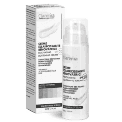 CLARENIA creme eclaircissante renovatrice peaux normales a seches spf20