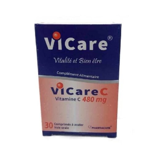 PHARMACARE VICARE vitamine C 480MG Boite 30 Comprimé