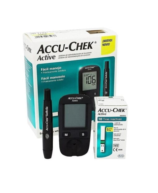 ACCU-CHEK Active 1 appareil + 50 bandelettes + 1 softclix