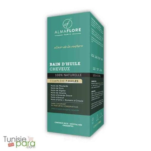 ALMAFLORE bain d'huile anti- chutes cheveux 100 ml – Image 2