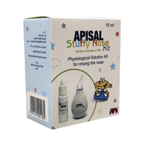 apisal stuffy nose (kit gouttes nasales 15ml et mouche)