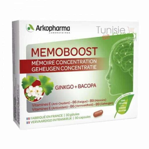 ARKOPHARMA MEMOBOOST MEMOIRE, CONCENTRATION 30 GELULES