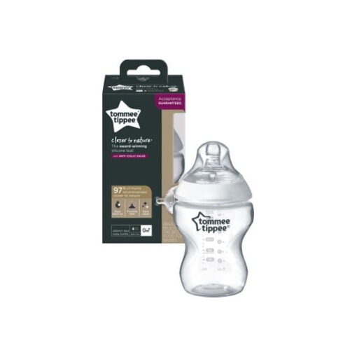 tommee tippee bieron 260ml anti colique avancé 0M+ bleu ref : 42256986 – Image 2