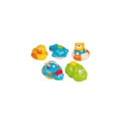 CANPOL BABIES Set de Jouets de Bain : Ensemble de 5 créatures marines douces Taille parfaite pour les petites mains. Ces produits ont un look contemporain et rendent le jeu amusant, facile et agréable pour les parents et les enfants.