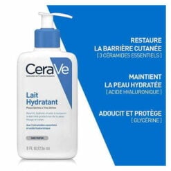 cerave lait hydratant flacon 236 ml