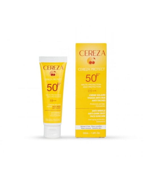 CEREZA créme solaire anti-âge anti-taches spf50+ 50 ml