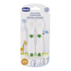 chicco couvert first cutlery 12m+ blanc