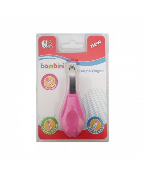 BAMBINI coupe ongles rose