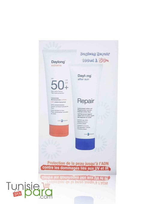 DAYLONG coffret EXTREME SPF50+ 100ML et repair