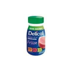 delical boisson sans sucre fraise 200ml