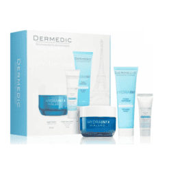 DERMEDIC HYDRAIN 3 coffret creme de nuit + Gel nettoyant 25 ml + contour des yeux