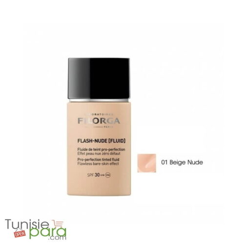 FILORGA FLASH-NUDE FLUID TEINT MAQUILLAGE PRO PERFECTION SPF30 (01 BEIGE) 30ML – Image 2