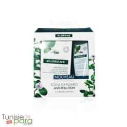 Klorane Rituel anti-pollution détox à la Menthe shampoing&baume