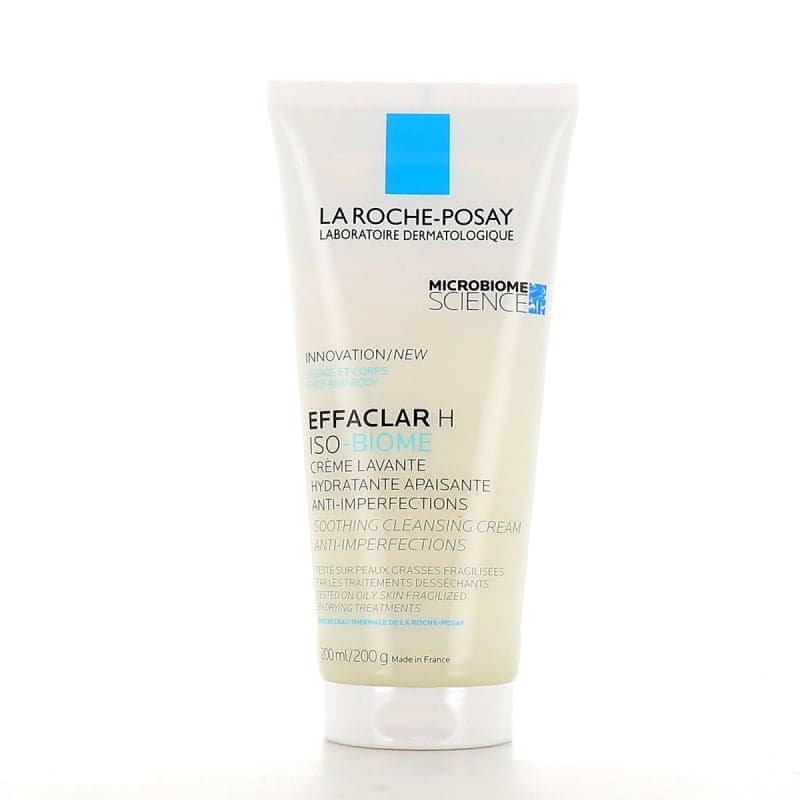 La roche posay effaclar H iso-biome creme lavante anti-imperfections tube 200 ml