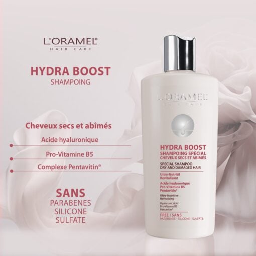 l'oramel shampoing hydra boost 300ml