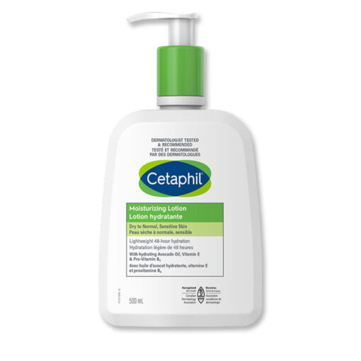 Cetaphil lotion hydratante 500ml (emballage defectueu)