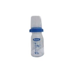 Milva Biberon en verre 125ml Bleu