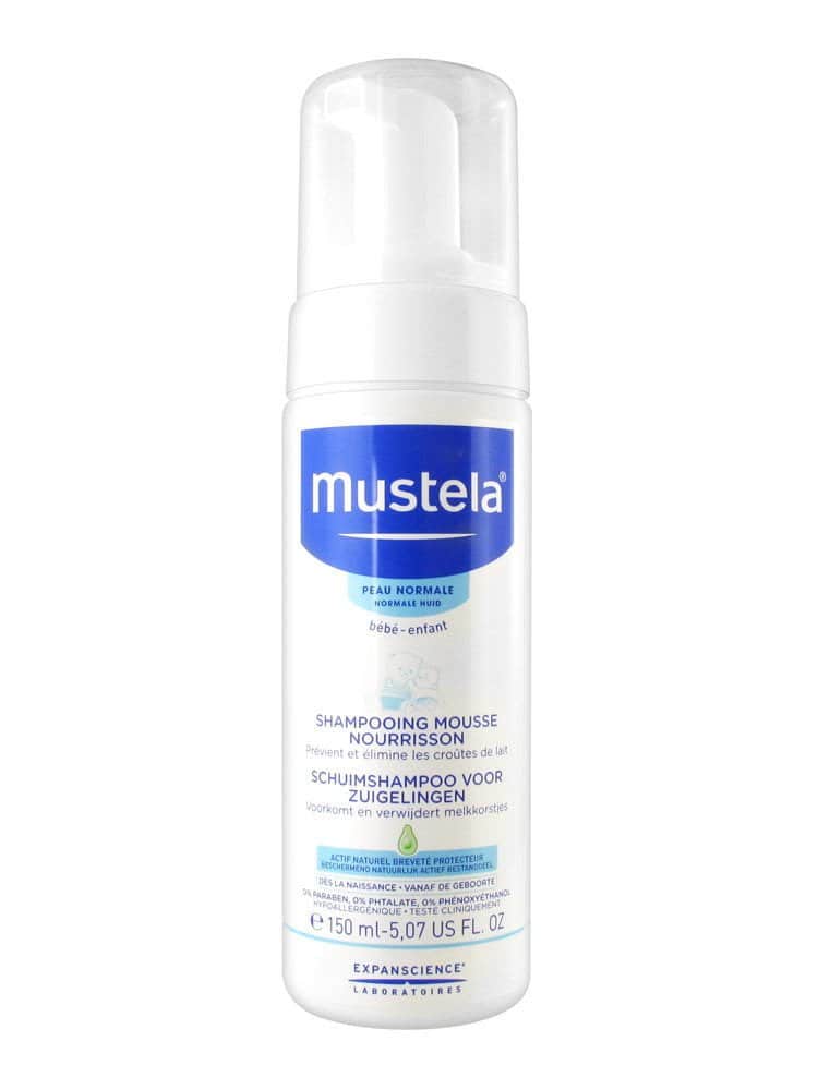 MUSTELA Shampooing Mousse Nourrissant croute de lait 150ml – Image 2